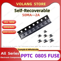 100PCS Self-Recoverable SMD Fuse PPTC 0805 0.05A 50MA 100MA 0.2A 0.35A 0.5A750MA 1A 1.1A 1.25A 1.5A 2A 6V 9V 12V 16V 24V 30V 48V