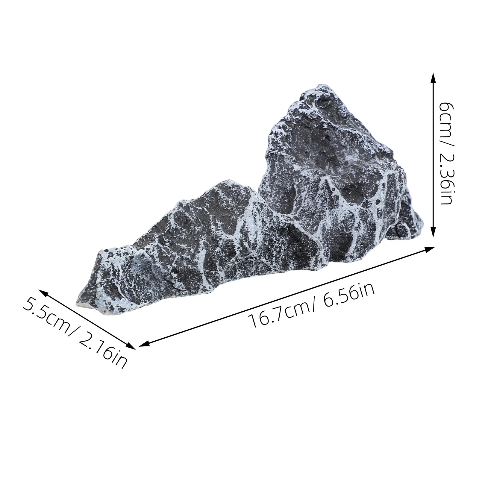 Artificial Rock Mountain Realistic Texture Lightweight Photo Props for Aquarium Zen Garden Bonsai Fake Rockery Landscape