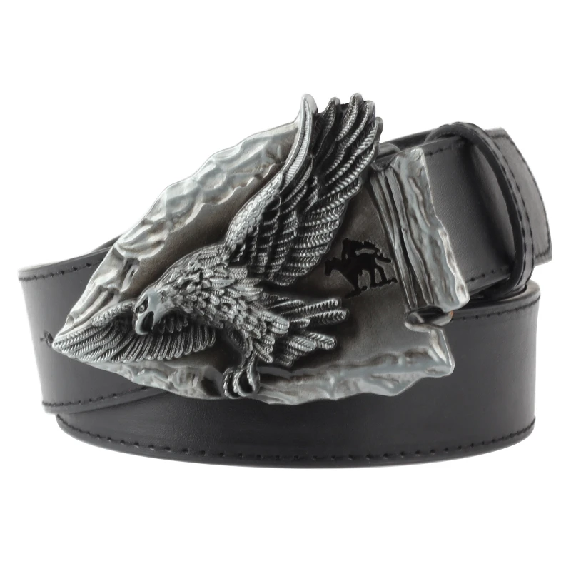 Cinturón con estampado Animal de halcón volando