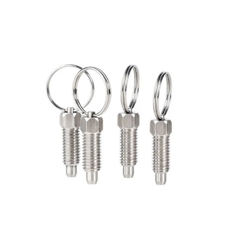 2PCS Direct Sales Of Short Knobs Plungers Springs Pins Pull Rings Indexing Positioning Pins Self-locking Pull Pins Hardware