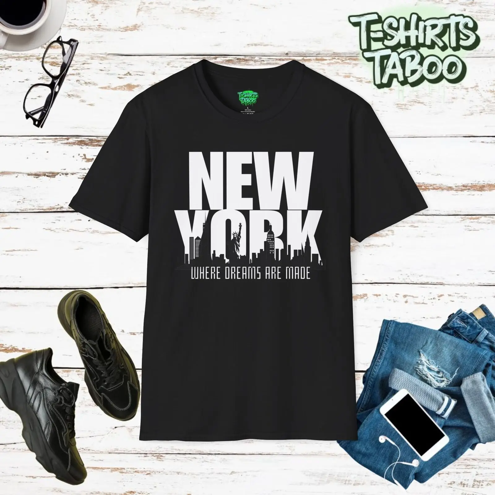 New York, Where Dreams Are Made. NY City T-shirt