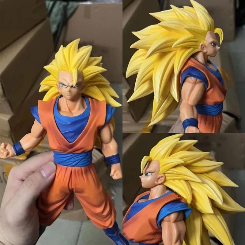 

30cm Dragon Ball Figure Son Goku Figure Super Saiyan Goku Anime Figure Ssj3 Goku Figurine Pvc Collect Model Statue Birthday Gift