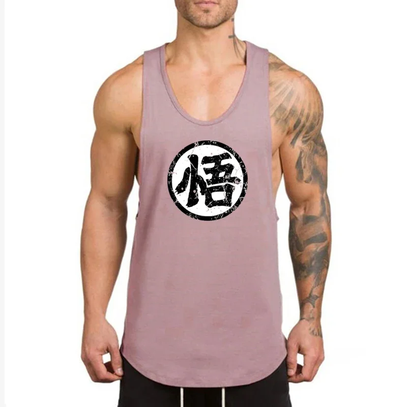New Mens Clothing Muscle Fitness Casual Singlets Gym Workout Korean Sleeveless Tank Top Fashion Running Undershirt