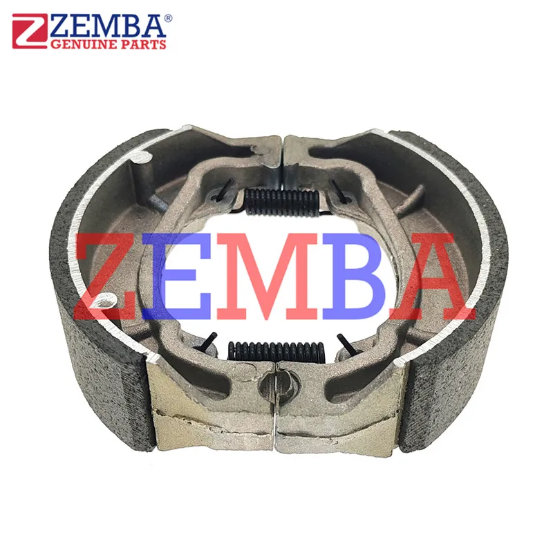 

MOTORCYCLE BLACK SHEEL ASBESTOS FREE BRAKE SHOE 110*30 FOR BAJAJ BOXER CT100 TVS STAR100 SUZUKI AX100 ITALIKA FT110 10-16