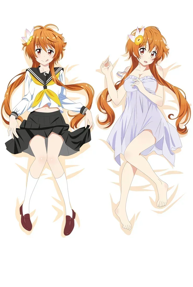 The New Anime Dakimakura Nisekoi Tachibana Marika Dakimakura Body Decorative Pillowcases Hugging Pillow Cover Double-sided Print