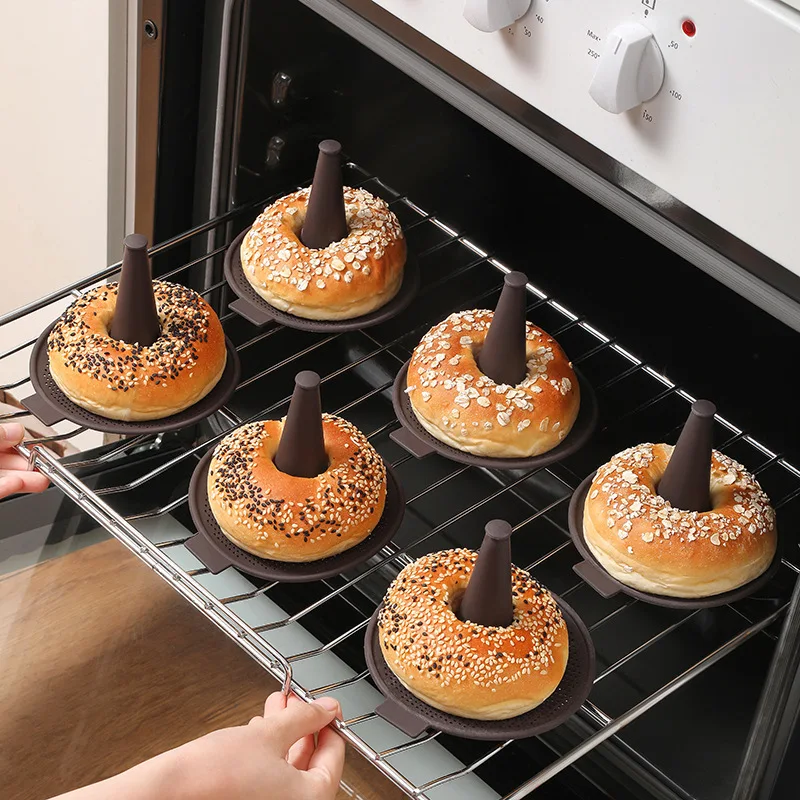 Baking Mold 6-piece Set Bread Donut Silicone Mold Baking Cake