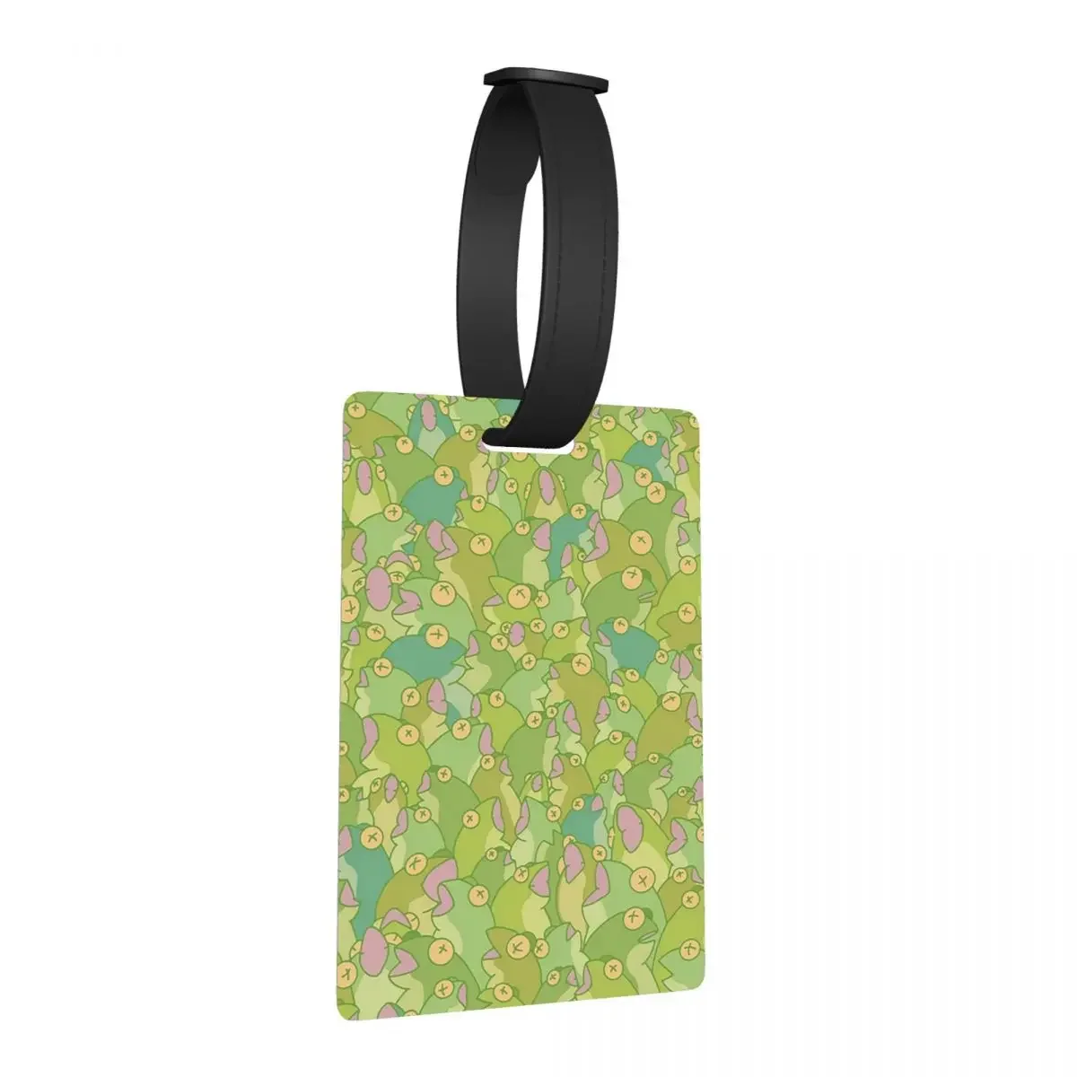 

Багажные бирки с изображением лягушки, аксессуары для чемодана, дорожный портативный багаж, посадочная бирка, держатель этикетки, идентификационное имя, адрес