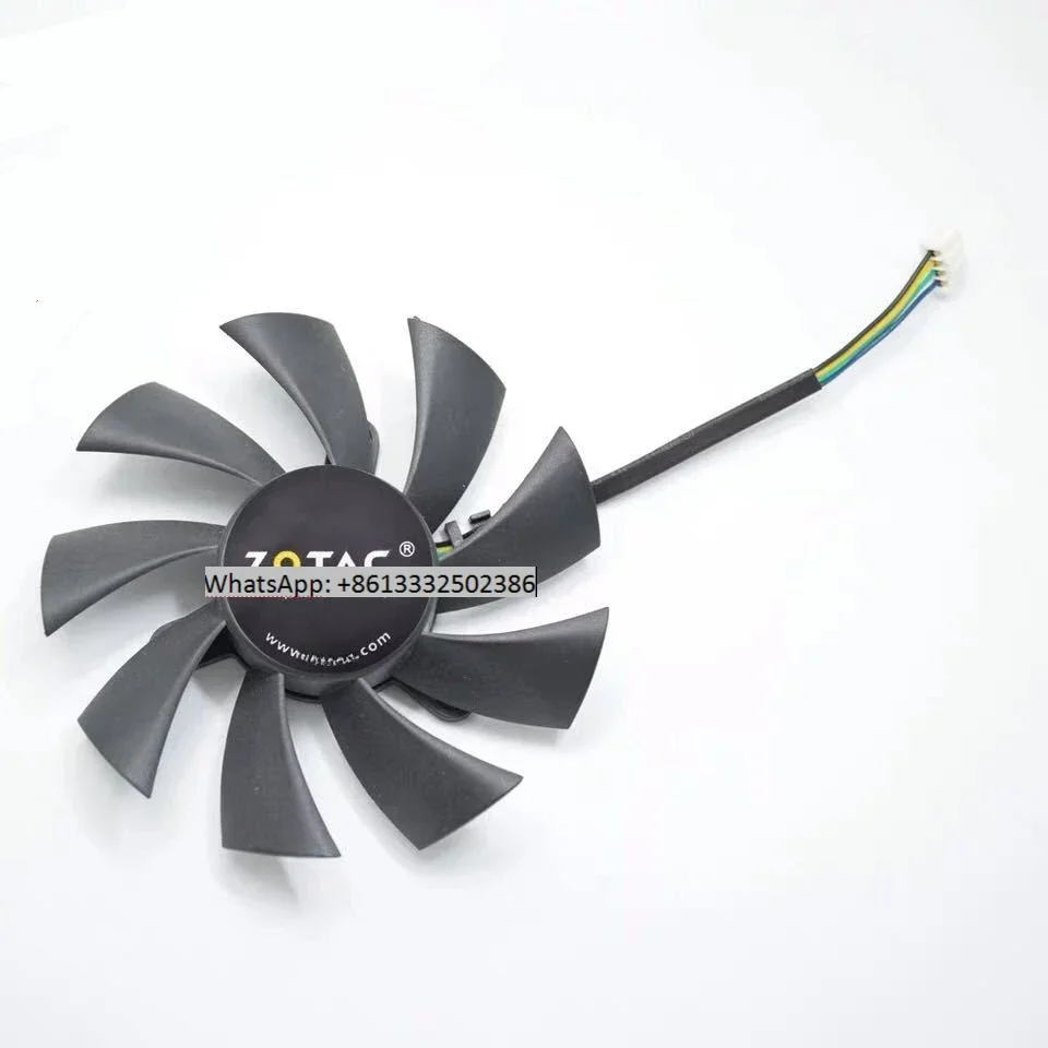 2PCS  Graphics Card Fan for Zotac GeForce GTX 1060 3GB ITX Mini 1080 1070