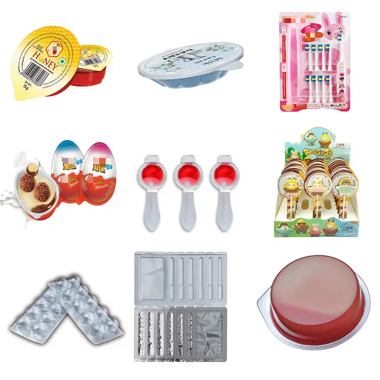 DPP-260 88 بلسم شامبو تشكيل بسكويت الشوكولاتة عالي التردد آلة تعبئة نفطة أوتوماتيكية