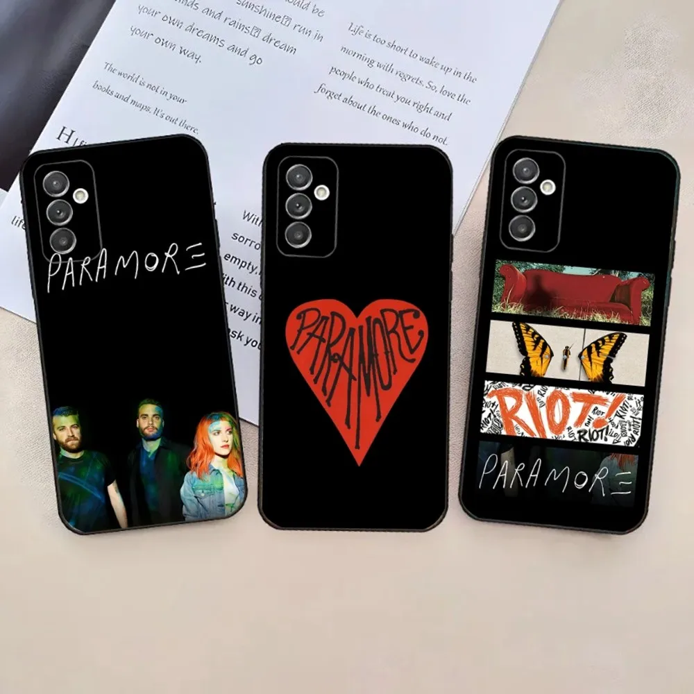 COOL Band Paramore  Phone Case For Samsung Galaxy A20,A21s,A22,A31,A32,A52,A53,A72,73,A80,A91 Soft Black Phone Cover