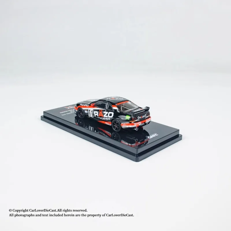 Lagerbestand 1:64 NISSAN GTR R33 # 11, Automodell aus Druckgusslegierung, Jungenspielzeug, Festivalgeschenk für Kinder, Sammlerstück für Erwachsene.