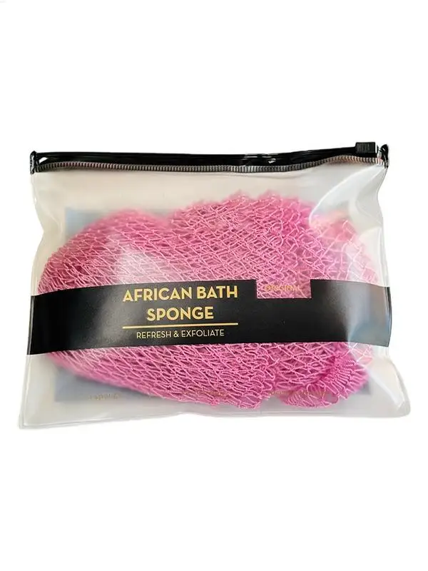 Bath Sponges For Shower Colorful Washcloth Body Exfoliator Shower Accessories Long Net Shower Body Scrubber African Scrubbing view 2