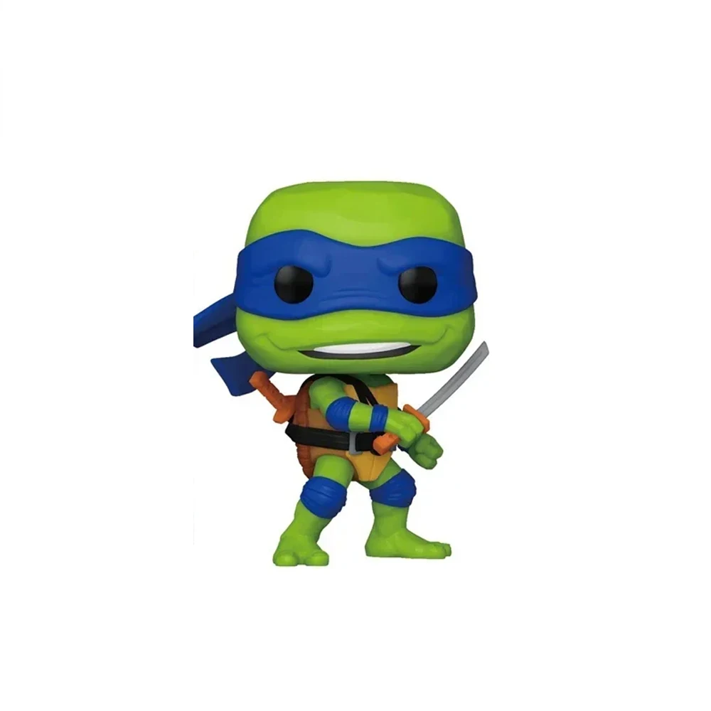 2 Pezzi Action Figure Tartarughe Ninja Anime Neca Versione 1990, Modellino Statua in PVC, Ornamento per Camera, Regalo di Compleanno