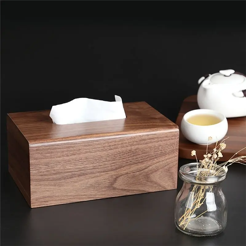 

Деревянный держатель для туалетной бумаги A24I - деревянный настенный держатель для туалетной бумаги с полкой, диспенсер для смываемых салфеток, хранилище в ванной комнате