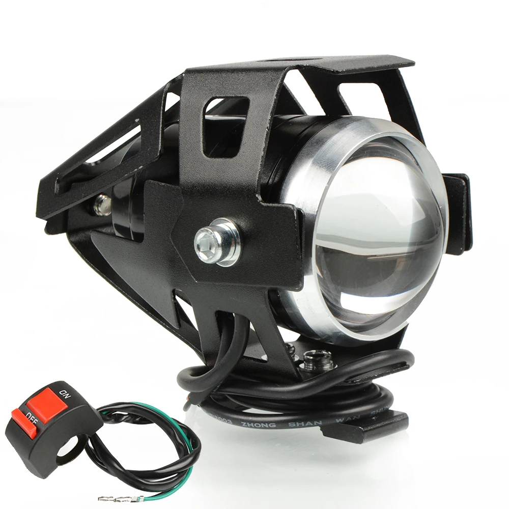 2PCS 125W Motorcycle Headlight Motorbike Spotlight U5 For YAMAHA FZR1000 FZR 1000 FJ1200 FJ 1200 V-Max Vmax 1200 TDM850 TRX850