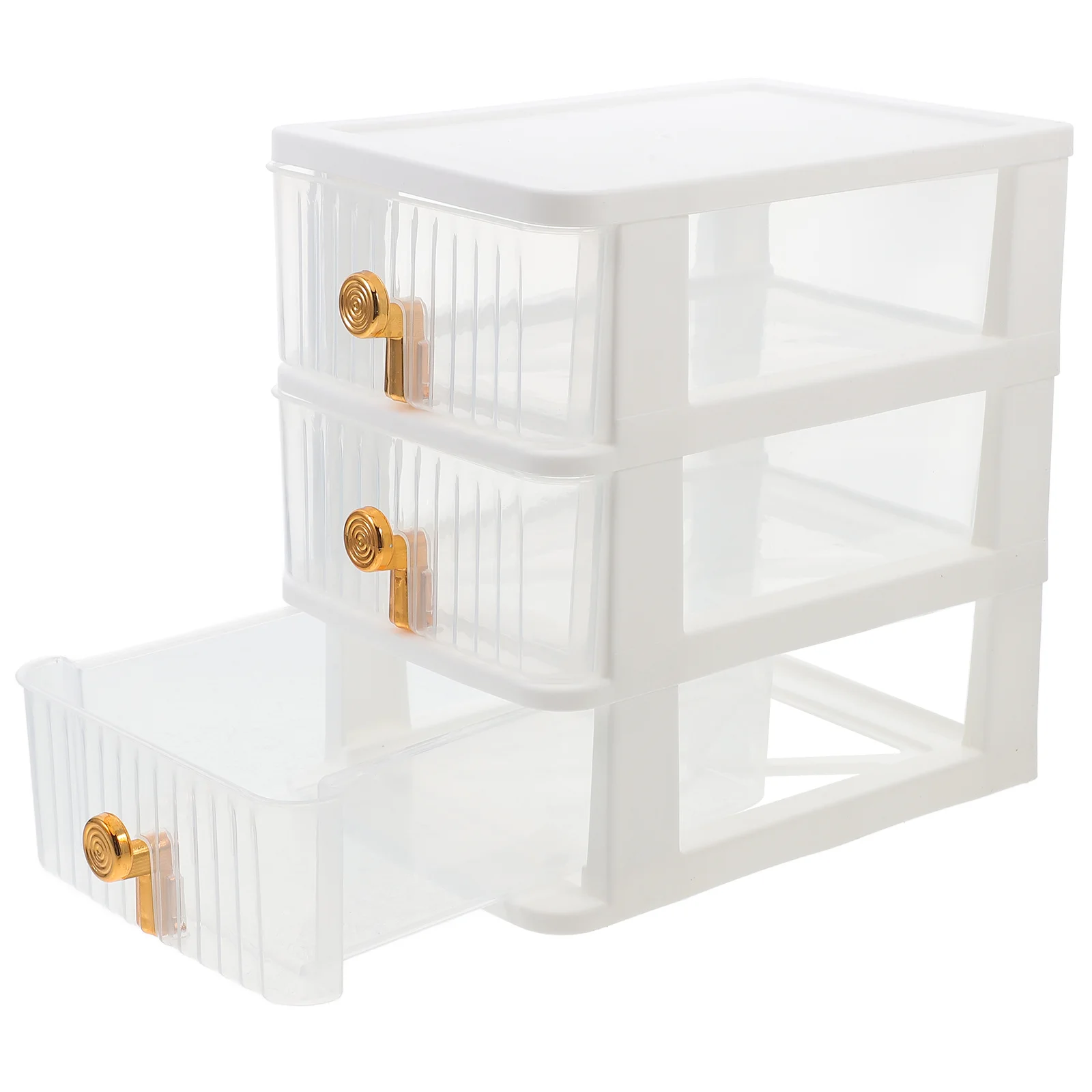 

Clear Desk Drawer Box Desktop Organizer Small Storage Case for Stationery Electronics Storage Organizer