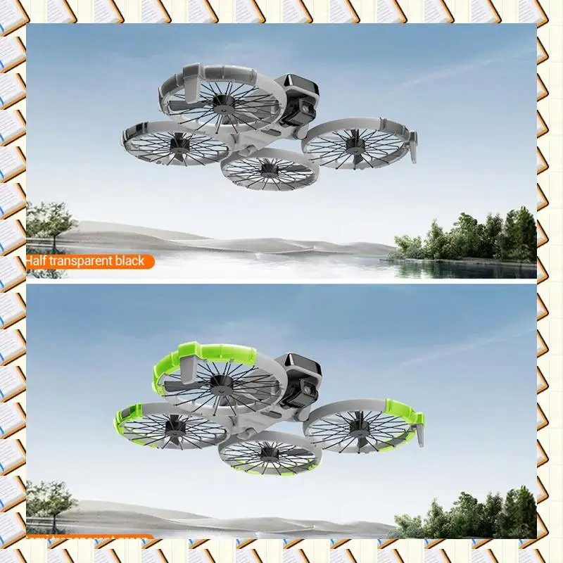 

A14M For DJI Flip Protector Bumper Rings Fordji Flip Anti-Collision Accessories Quick Release Anti-Drop Cover Grey