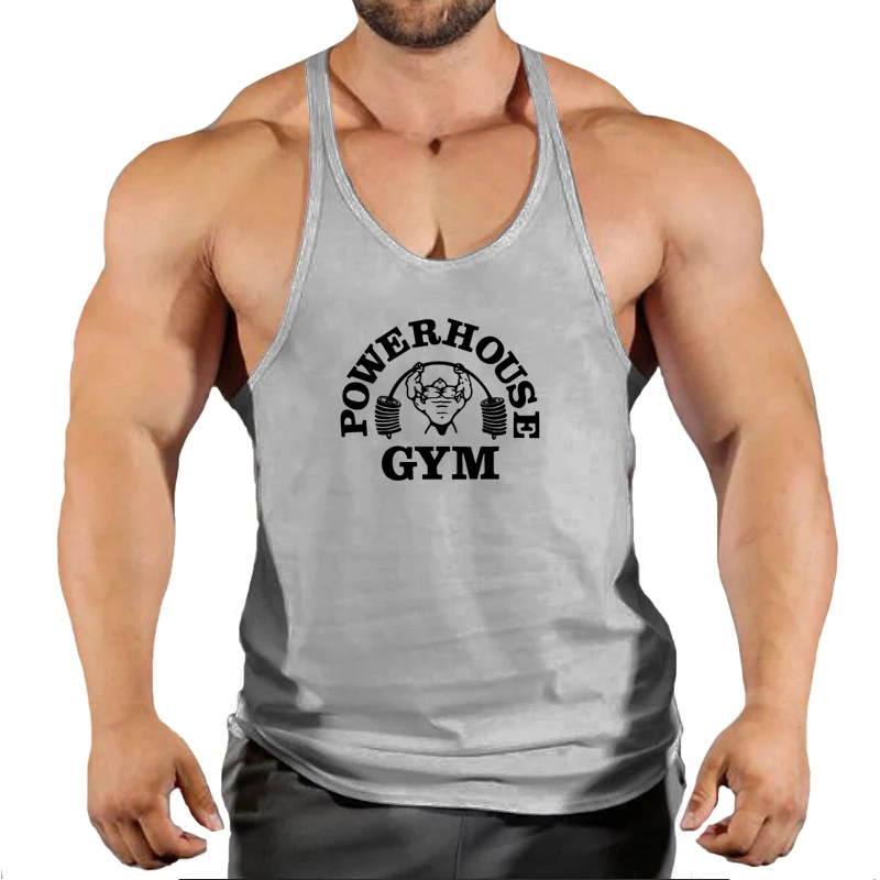 Nouveau Gym précieux Top Été Marque Coton fibrShirt Casual Mode Fitness Stringer précieux Top Hommes musculation Vêtements M-XXL