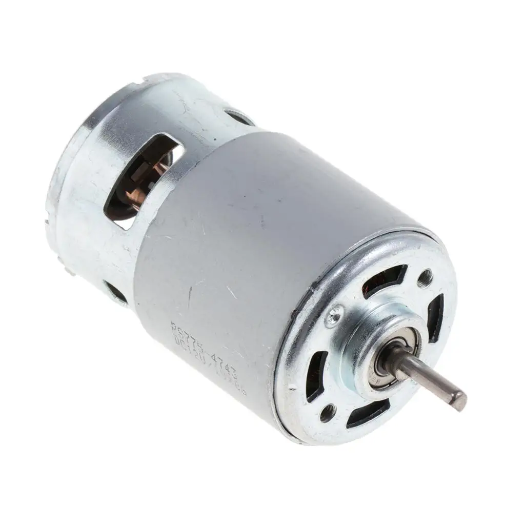 775 12V รถไฟฟ้า DC มอเตอร์ไมโครไฟฟ้ามอเตอร์โลหะ 4500 RPM