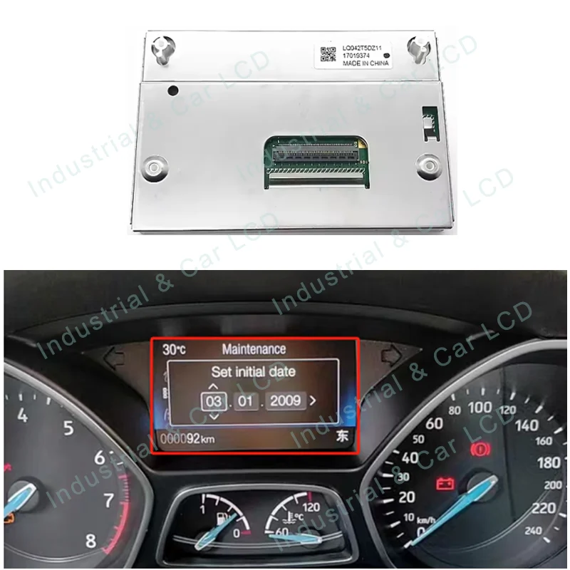 

Original A+ 4.2 Inch LQ042T5DZ01 LQ042T5DZ05 07 LQ042TDDZ11 LQ042T5DZ13 13B 13K LCD Display For Ford Escape/Focus 2013-16 LCD