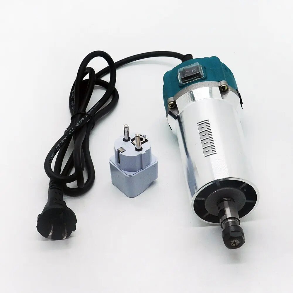 Imagem -02 - Roteador de Madeira Cnc Refrigerado a ar 1500w Eixo Motor Diâmetro 64 mm Er11 Pinça Mandril para Escultura em Alumínio Fresadora Gravador Máquina