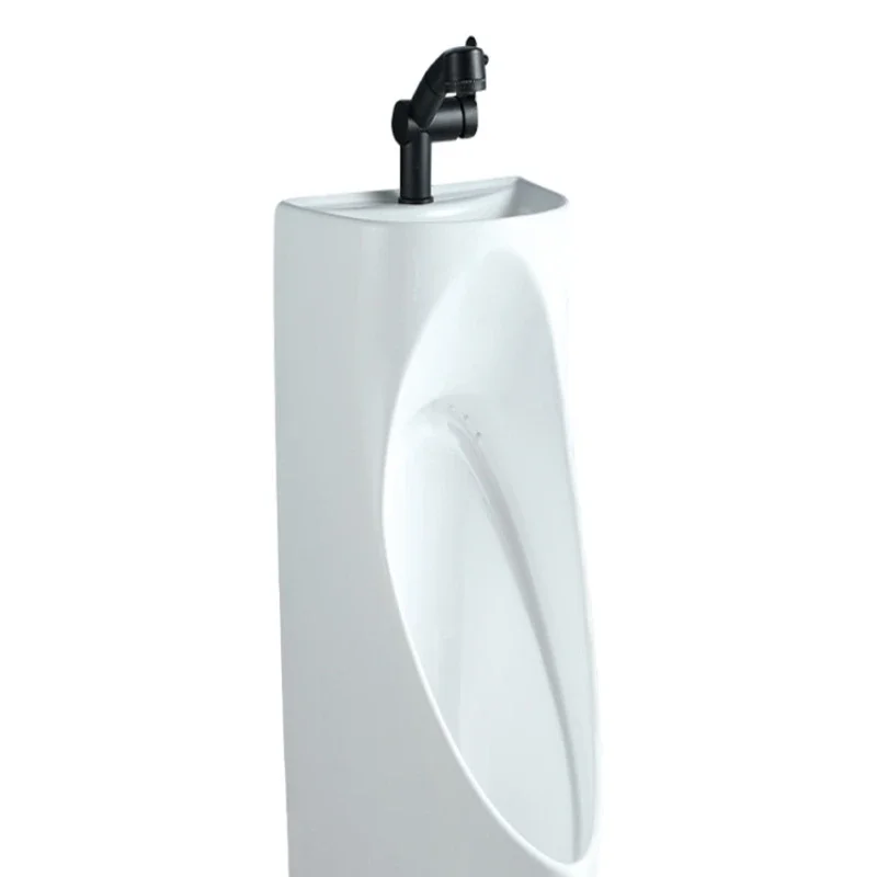 

Integrated ceramic household men's water-saving vertical wall mounted induction with washbasin