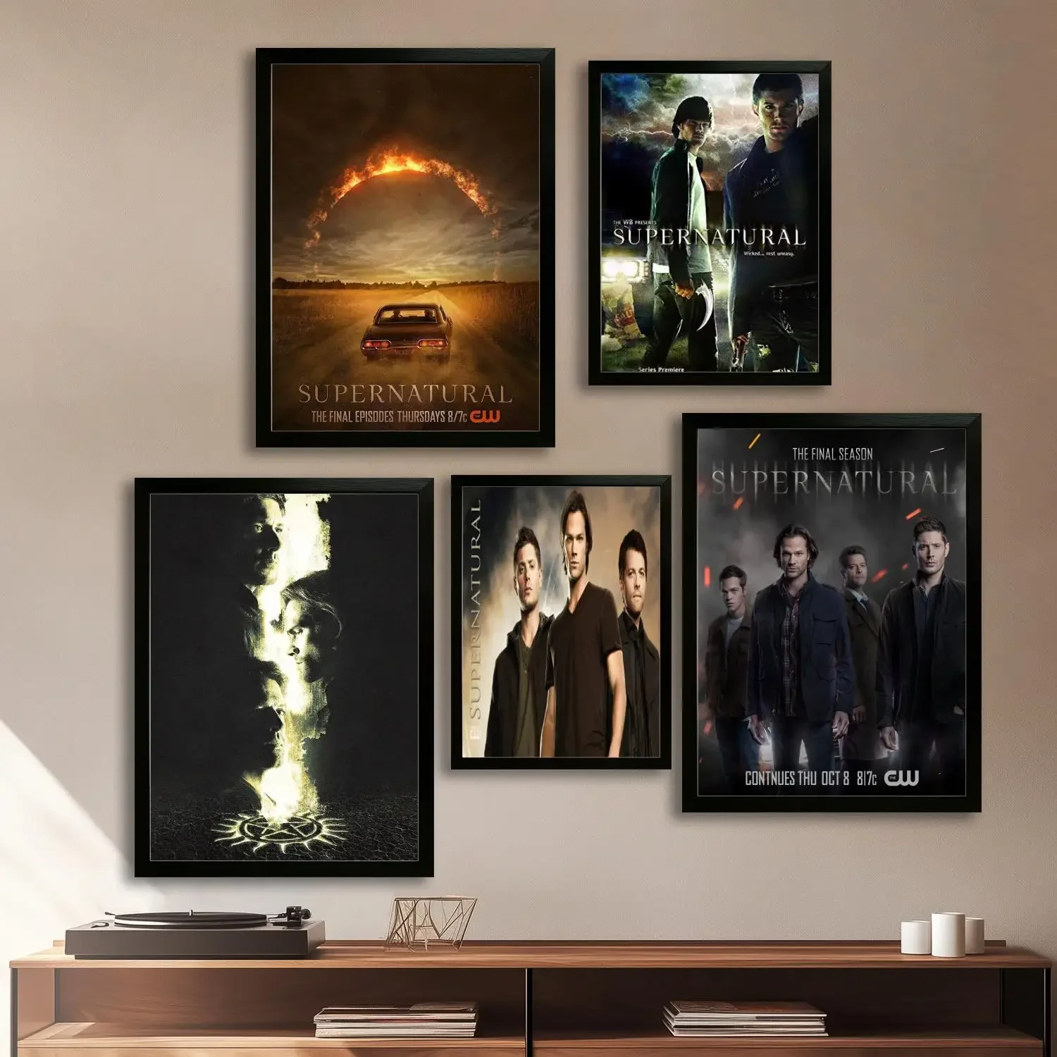 Supernatural Movie Canvas Art Poster and Wall Art, Picture Print, Modern Family Bedroom Decor,Decorative painting