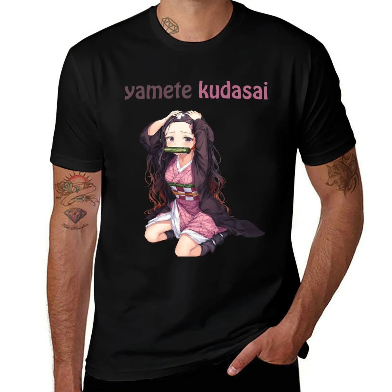 Camiseta Yamete Kudasai, camisetas estampadas para hombre, camiseta de diseñador para hombre, camiseta para hombre