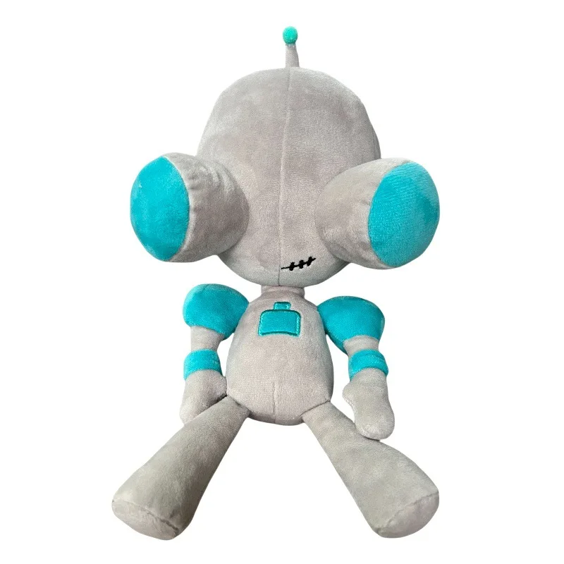 28cm Alien ET 3D Eyes Green Invader ZIM GIR Dog Plush Figure Toy Soft Stuffed Collectible Toy Christmas Gift Toys for Children