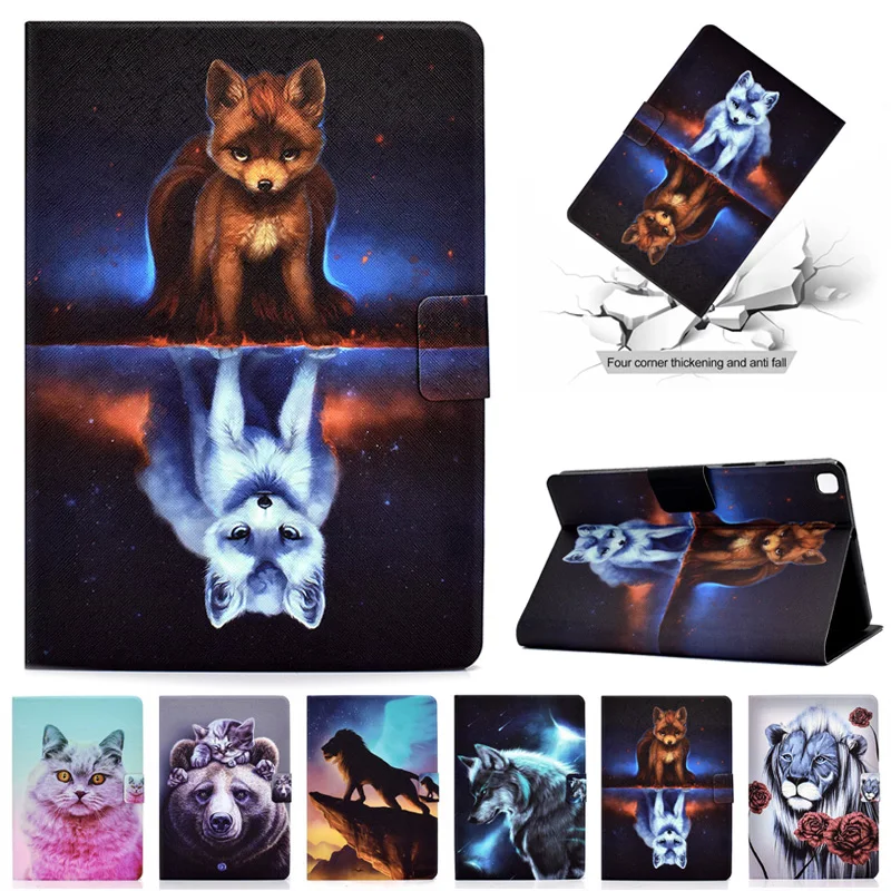 

Tablet Case For Samsung Galaxy Tab A7 Lite 8.7 inch 2021 Wolf Fox Animal Cover For Samsung Tab A7 Lite Case Coque T220 T225