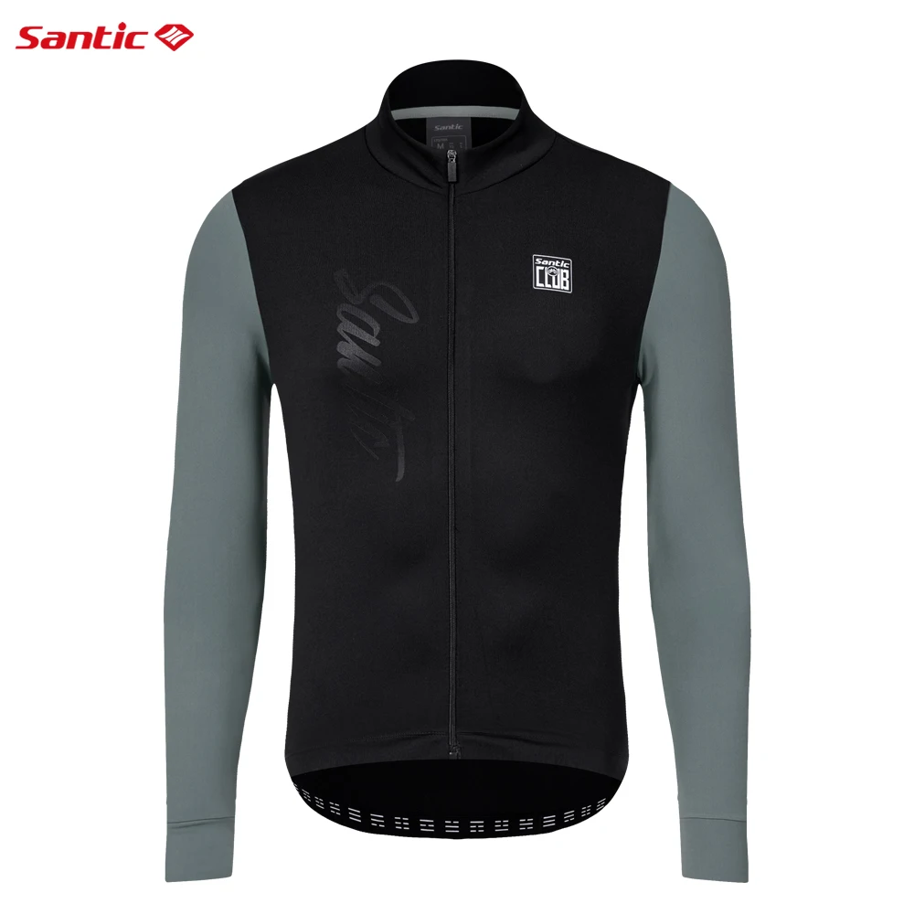 Santic Winter Men Cycling jackets Long Sleeves Cycling Jerseys  Fleece Keep Warm Road Bike Tops MTB Jerseys WM3C01157