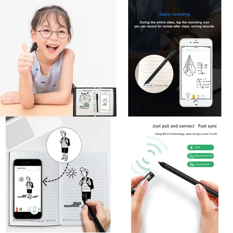 【CHIMU HOME】 Smart Electronic Notepad with Paper-Like Screen Handwriting Sync Cloud Storage Metal Body 10.3 Inch