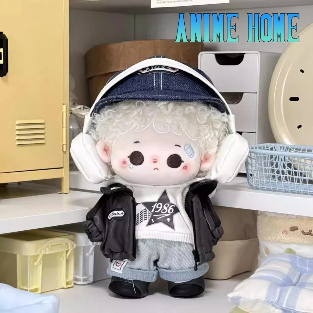 

Original Fashion Cool Guy Rock Music Suit For 20cm Doll Toy Costume Clothes Dress Up Cosplay Cute