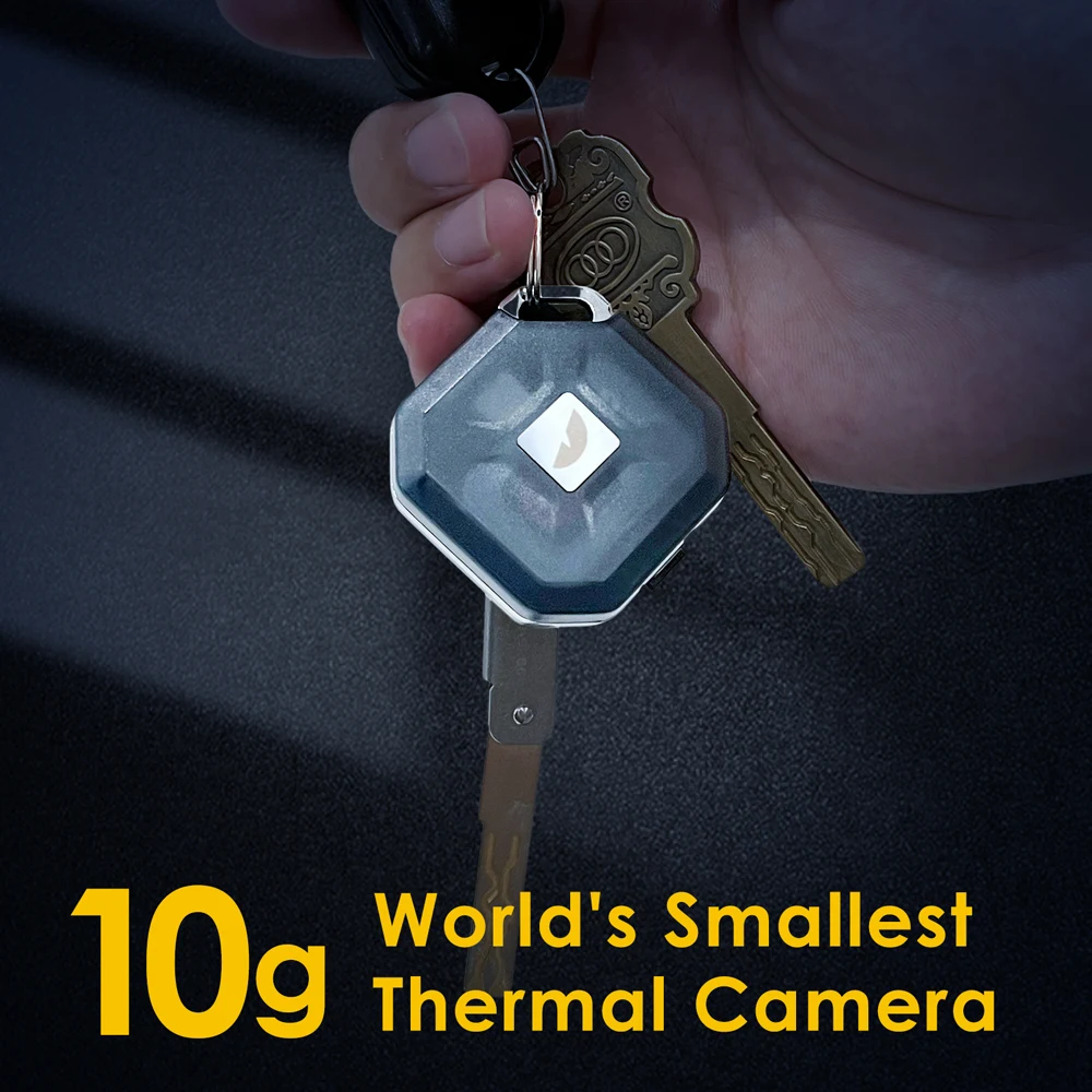 Câmera de imagem térmica P2 para telefone Android 512 × 384 Resolução 600 ℃   Faixa de temperatura com estojo portátil