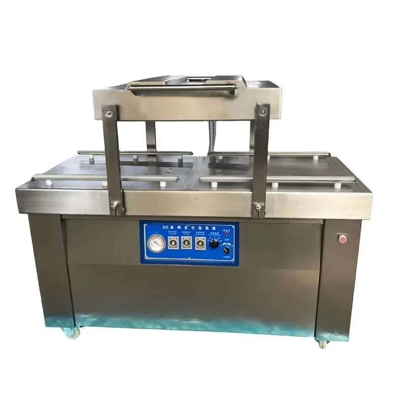 

Automatic large double chamber packaging machine or vacuum baler
