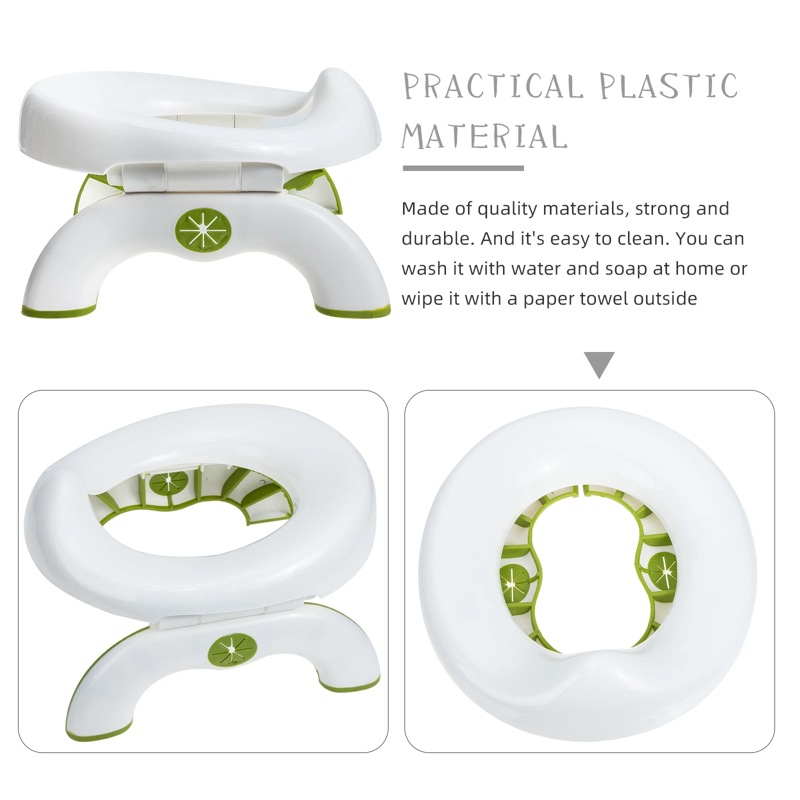 Portable Baby Color Folding Toilet Seat Travel Potty Outdoor Travel Potty Training Toilet Seat Foldable Car Use