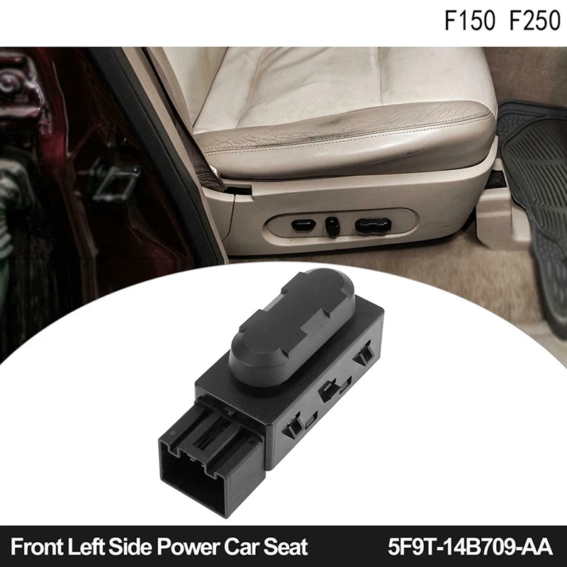 Componente del interruptor de Control de ajuste del asiento eléctrico del coche para Ford Mustang Explorer Fusion F150 F250 5F9T14B709AA