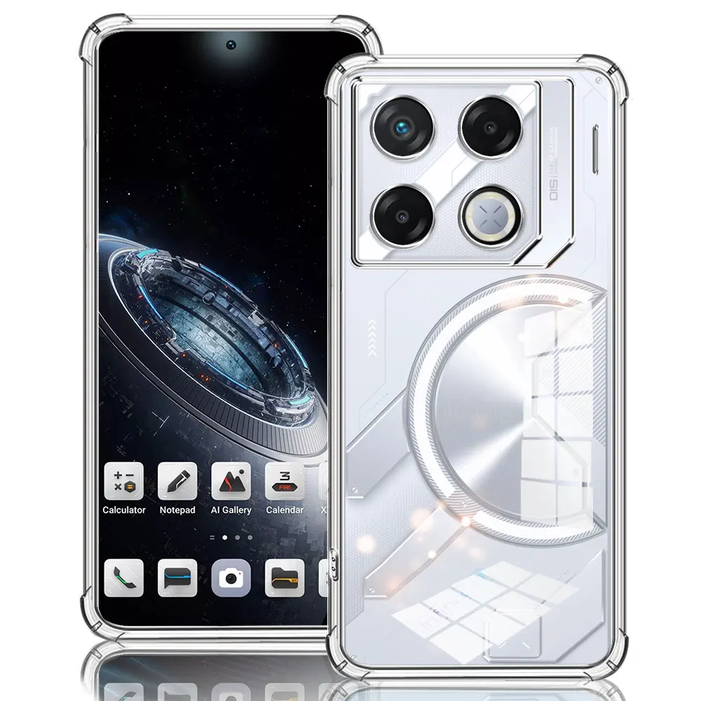 Phone Case For Infinix GT 20 Pro 5G Shockproof Case For Infinix GT20 Pro 5G Transparent Soft Silicone Clear Cover Protect Fundas