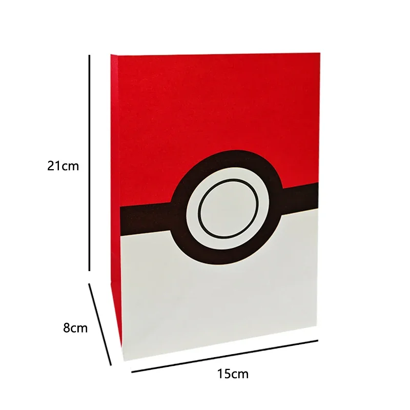 Pokemon Verpackung Tasche Geburtstag Thema Geschenk Tasche Pikachu Party Süßigkeiten Snack Geschenk Tasche Charmander Squirtle Kinder Spielzeug Geschenk