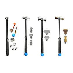 Paintless Dents Repair Kits Leveling Hammer Universal Portable Hand Tool for Door Dings Metal Plate Car Sheet Small Dents