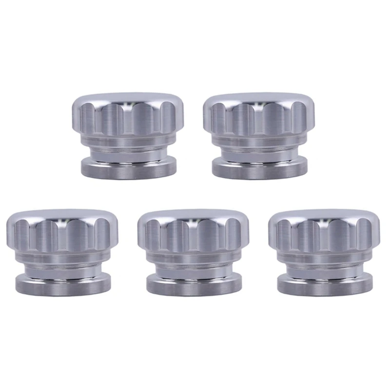 

5Pcs 2 Inch 51Mm Aluminum Alloy Welded On The Filler Neck And Auto Parts Modified Fuel Tank Cap Silver