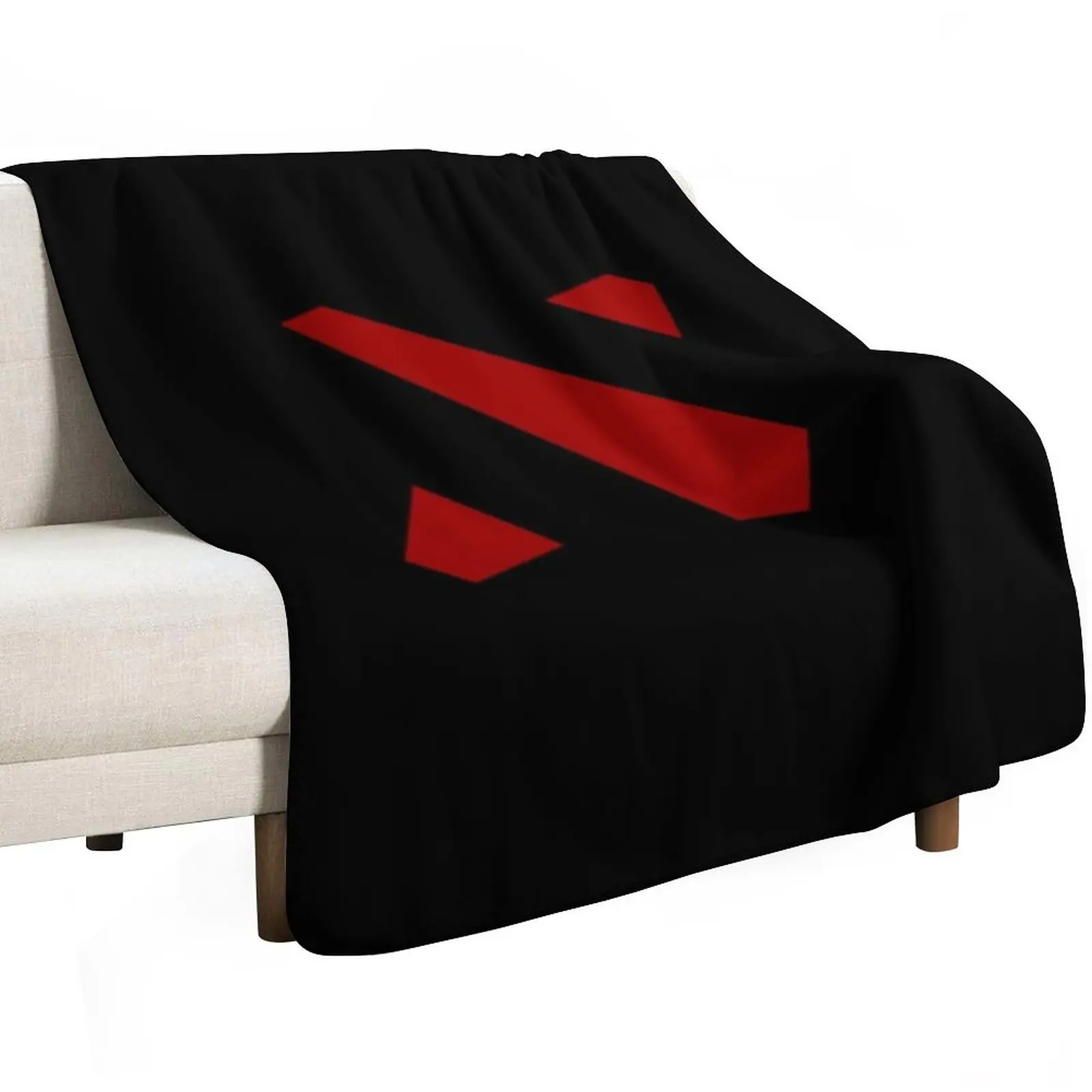 

Dota 2 Left Crest Logo Throw Blanket Beach Cute Plaid Stuffeds Blankets