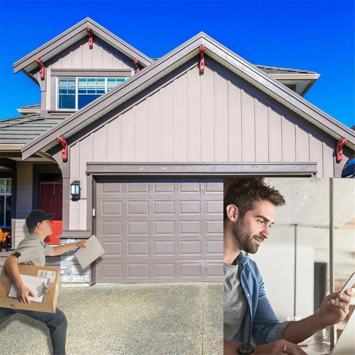 

#78N Consumer Electronics,Tuya Smart Life WiFi Garage Door Opener Controller ,EU Plug,White