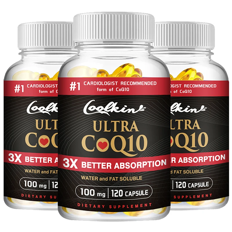 

Ultra CoQ10 Capsules - Provides Energy, Supports Heart and Cardiovascular Health, Antioxidant