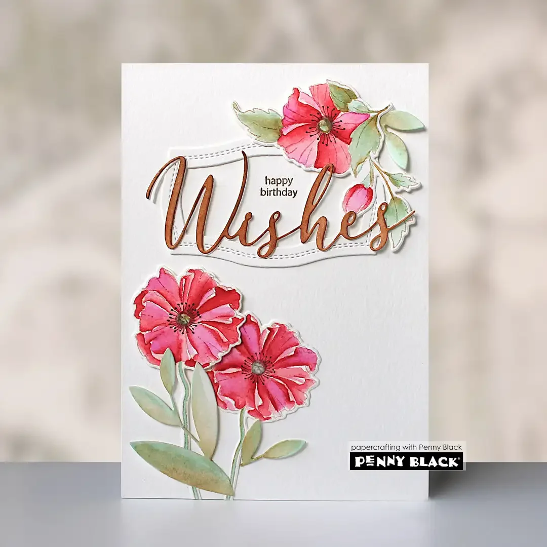 

Personalized Birthday Orchid Tulip Metal Cutting Dies Clear Stamps for DIY Making Gift Card Scrapbook Craft April 2026 New
