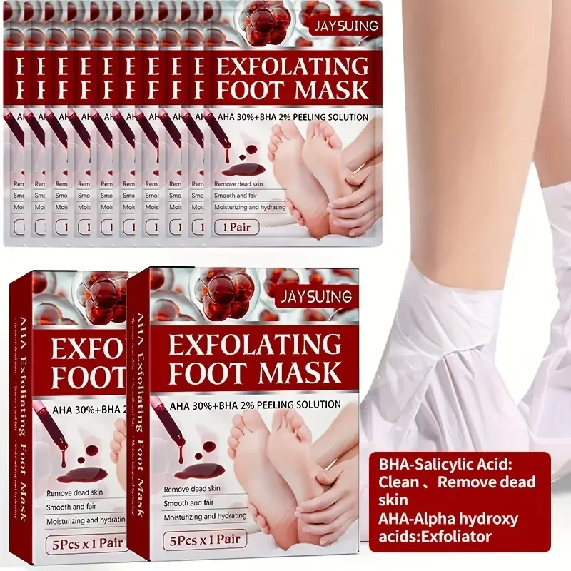 

Fruit Acid Exfoliating Foot Mask Moisturizes Dry, Rough Cracked Skin, Softens Removes Dead Skin Calluses Moisturizing Foot Mask