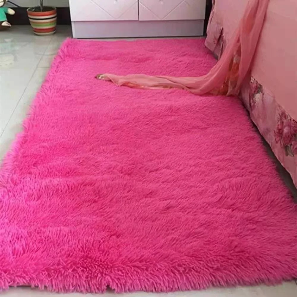 GGXueLuT02 Bathroom Carpet Fashion Thickening Rose Red  Home  Absorbent Carpet