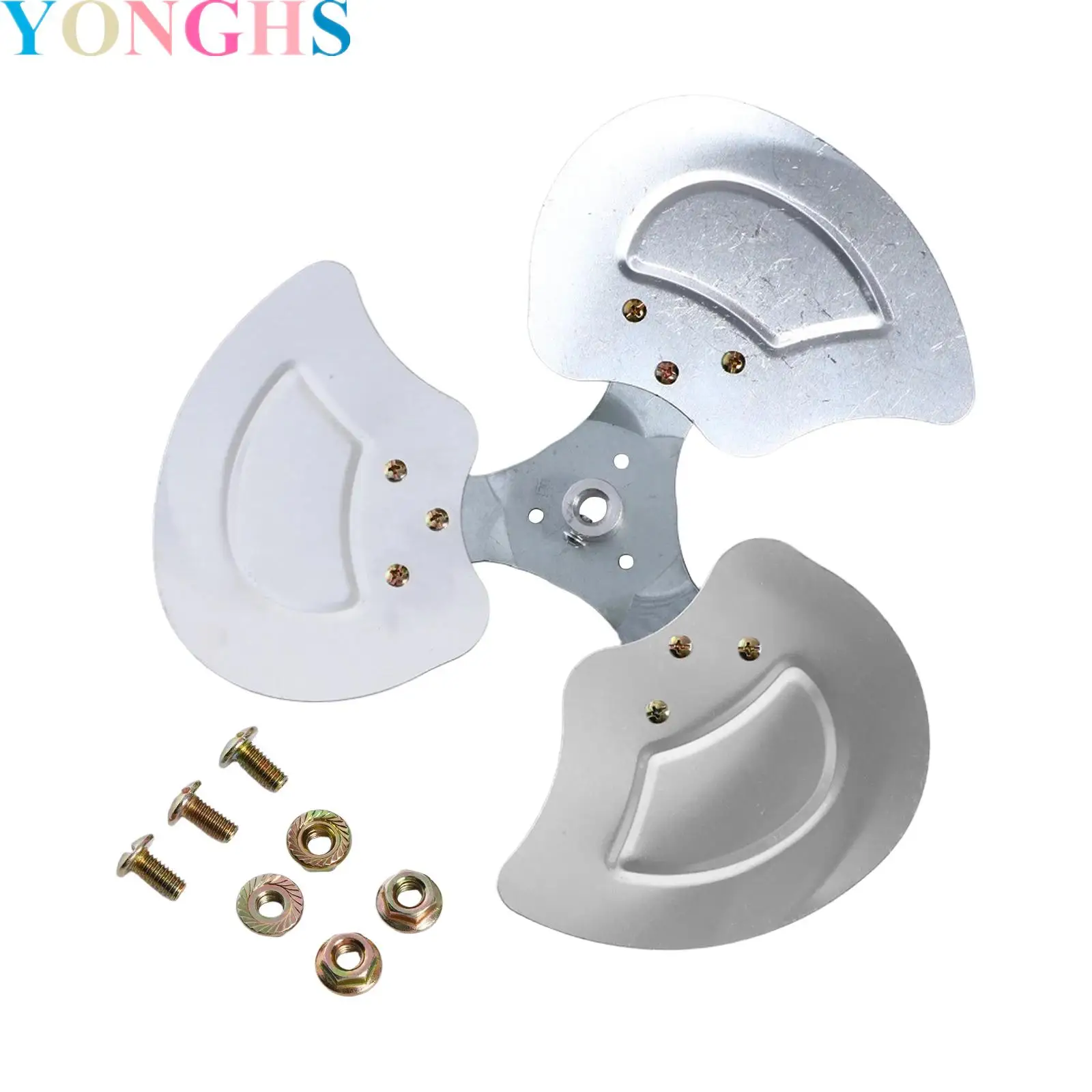 

12/14/16inch 3 Leaves Aluminum Fan Blades Replacement Electric Fan Part for Industrial Floor Fan Ground Fanner Blade Accessories