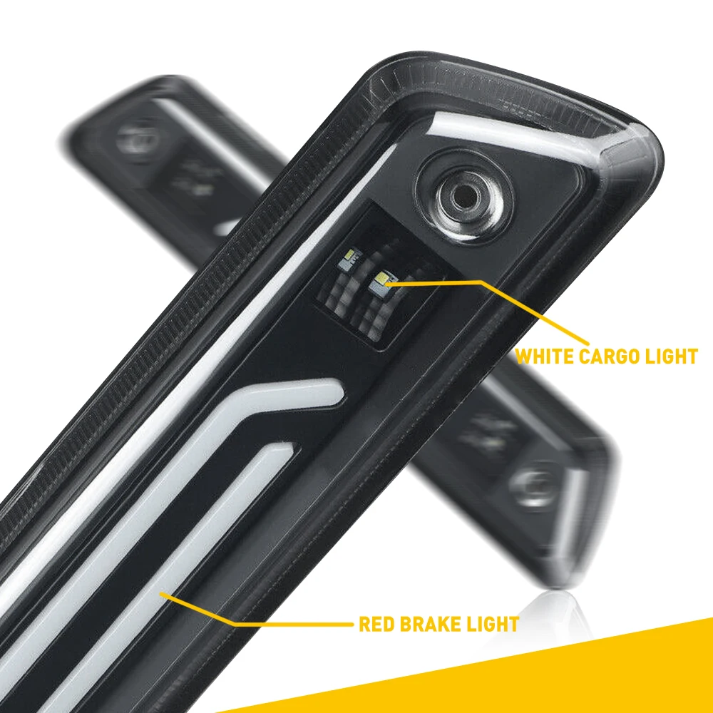 Led المدخن 3rd ضوء الفرامل مصباح تلقائي لفورد F150 2015-2020 2009-2014 1994-2008 ارتفاع جبل الفرامل وقف أضواء اكسسوارات السيارات