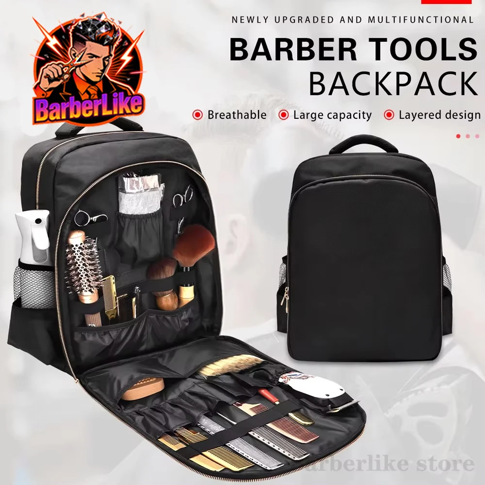 Barber Backpack Bag Travel Storage Bags Hairdressing Tool Storage Pack Makeup Large Capacity Knapsack Rucksack